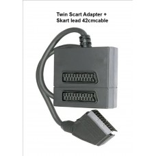 Scart Adapterx2 + Scart Cable